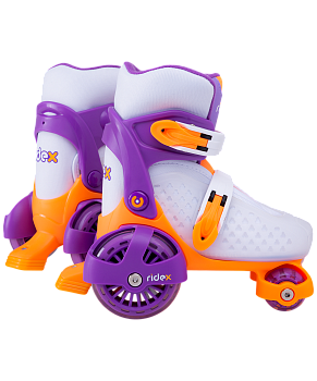 БЕЗ УПАКОВКИ Ролики раздвижные Fortuna Purple, пластиковая рама БЕЗ УПАКОВКИ Ролики раздвижные Fortuna Purple, пластиковая рама