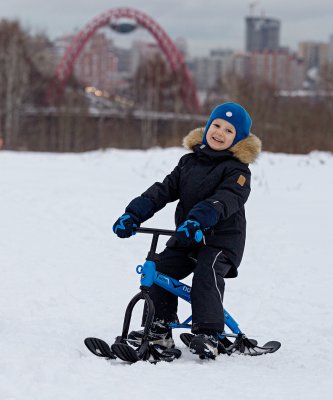 БЕЗ УПАКОВКИ Снегокат Boo, синий БЕЗ УПАКОВКИ Снегокат Boo, синий