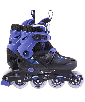 БЕЗ УПАКОВКИ Ролики раздвижные Hop Purple, пластиковая рама